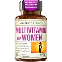 Multivitamin for Women – Methylated Womens Multivitamins & Multiminerals Capsules with Vitamin B12, A, D, C, Zinc, Magnesium & More for Complete Daily Support – Trusted Bioavailable Vitamins for Women
