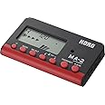 Korg MA-2 Digital Metronome for Orchestral Instruments w/ Large Display and 400-Hours Battery Life - Black/Red