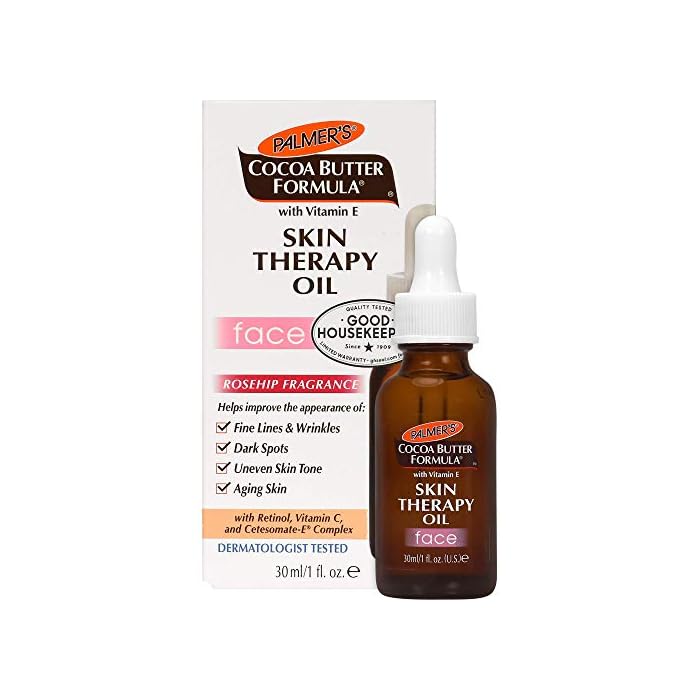 Palmer's Cocoa Butter Formula Moisturizing Skin Therapy Oil for Face with Vitamin E, C & 10 Pure Facial Oil Blend…