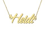 Aoloshow Heidi Women Pendant Name Necklace Name