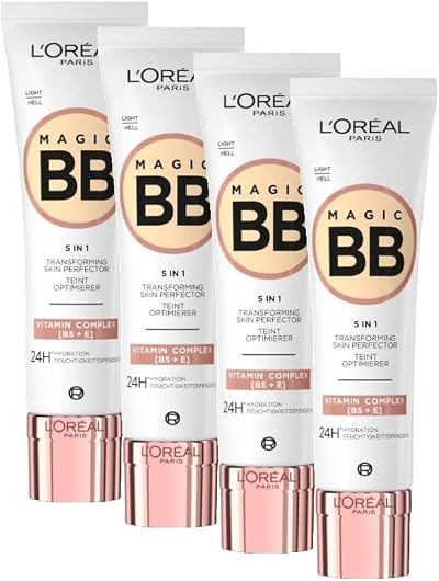 LOréal Paris Magic BB Cream SPF 11 5-in-1 02 Light Pack of 4 30 ml