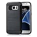 Turata S7 Case Galaxy S7 Case Heavy Duty Dual Layer Protection Case with Slim Meta Metallic Brush Finish Back with Shock Absorbing TPU Inner Layer for Samsung Galaxy S7