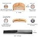 Aberlite Beard Scissors Kit for Men (5 Pcs Set) | Professional Beard/Hair Scissors, Travel Size Precision Beard/Mustache Scissor, Pocket Wood Comb, Master Barber Comb, and Leather Case