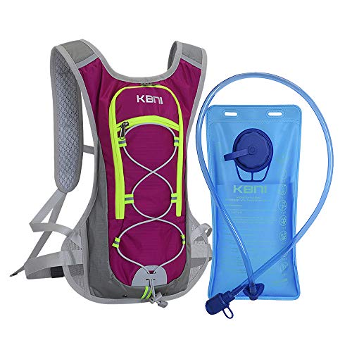 KBNI Hydration Backpack with 2L Water Bladder for Women Men Kids Doing
