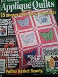 Applique Quilts By Quilt Magazine. 15 Cheery Sew Easy Projects - Flower Sampler Blocks - Easy Lesson by 