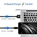 Micro USB Cable [2 Pack 3.3ft] Nylon Braided Data Cable Charging cord Micro 5pin & Data Sync Cable Compatible with Samsung Galaxy,Note, Android,LG,HTC One,Nexus,Tablets and More Android Device (Black)