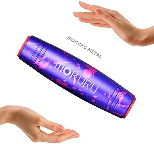 PACENTO Mokuru Rollver Toy Colorful Alloy Desktop Flip Toys Fidget Stick Relieve Stress Improve Focus and Hand-eye Coordination Magic Toy for Children and Adults