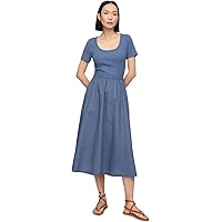 open lace back dress GAP Womens Ribbed A-Line Knit Midi Dress Cattelya Orchid 183223 S at Amazon  Women's Clothing store