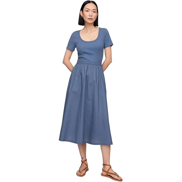 chinese dress ladies GAP Womens Maxi Shirt Dress Tea Rose XL at Amazon Women's Clothing store main image 0