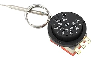 10PCS Adjustable Electric Fan Thermostat Switch AC 250V for Automotive Car Truck with 0 120 C Temperature Control 3 Pin Desig