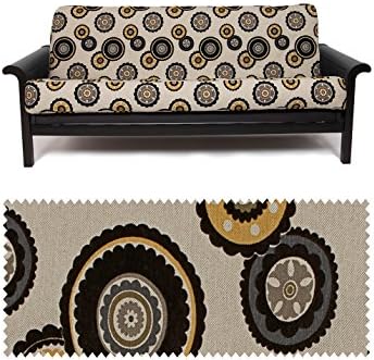 Rumi Ebony Full Futon Cover 113