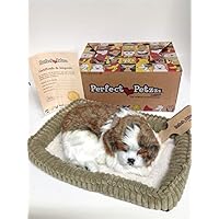Perfect Petzzz Huggable Breathing Puppy Dog Pet Bed Shih Tzu