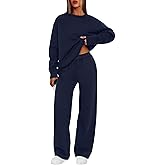 XIEERDUO Sweatsuits Women 2 Piece Outfit Matching Lounge Sets Fall Outfits 2025 Fashion Clothing Crewneck Track Suits