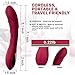 G-Spot Dildo Vibrator for Female Vagina Clitoris Anal Stimulator, Vibrators Adult Sex Toys Gift for Women Couples MELO