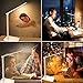 AUELEK LED Desk Lamp, Table Lamp USB Rechargeable, Dimmable Office Desklamp with Timer/Memory/Touch Function, 52 LEDs, 5 10 Brightness Modes, 2000mAh Flexible Reading lamp (White)