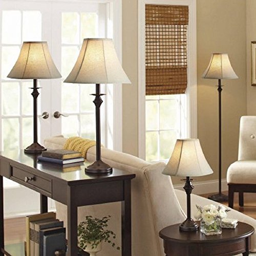 Home design ideas. Better Homes and Gardens 4pc Lamp Set (Dark Brown)