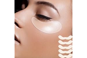 5 Pairs Eye Patch, Transparent Material Silicone Eye Patches, Easy to Carry, Suitable for Wearing During Sleep, Alcohol Free 