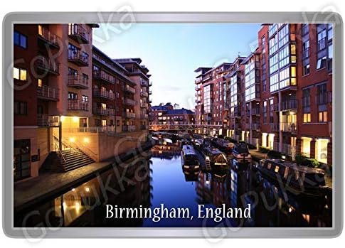 Birmingham Canals UK England - Souvenir Fridge Magnet (Large: 90x60mm)