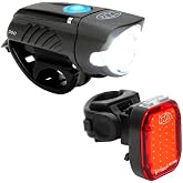 NiteRider Swift 300 Front Bike Light Vmax+ 150 Rear Bike Light Combo Pack- USB Rechargeable Bicycle Headlight LED Front Light Easy to Install Water Resistant Road Commuting Cycling Safety Flashlight