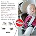 Car Window Shade for Baby Car Sun Shade Breathable Mesh Protect The Kid from Sun and Insects Universal Fit Comes W/Free Emergency Blanket Sticky Mat - Set of 2 by ISMARTSHIELD