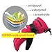 Aroma Season Rechargeable Battery Heated Gloves for Men and Women, Battery Powered Winter Gloves for Winter Outdoor Activities, Hiking Gloves Relieve Raynauds Disease (Red, L/XL)