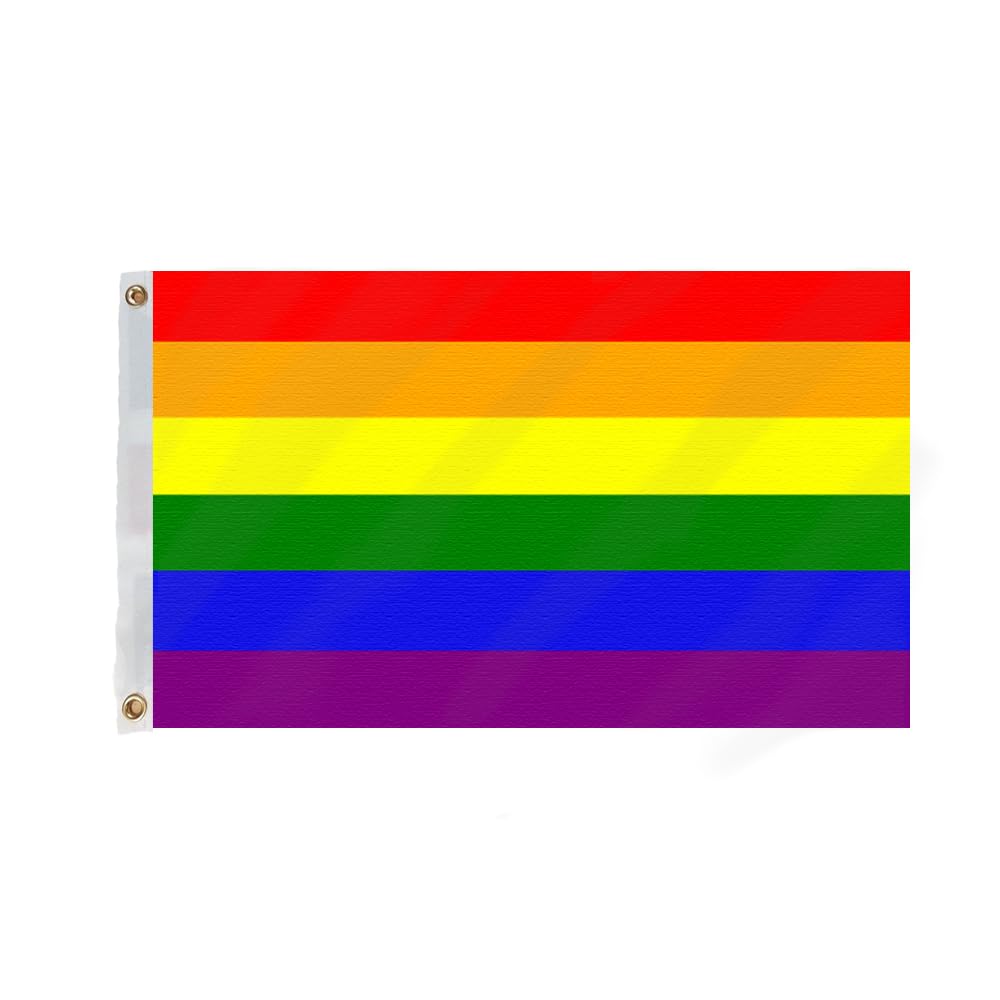 Flagmax Pride Rainbow - 5ft x 3ft Durable Flag With Eyelets for Indoor and Outdoor Use - Vibrant Colors for Celebrations and Events - 150cm x 90cm