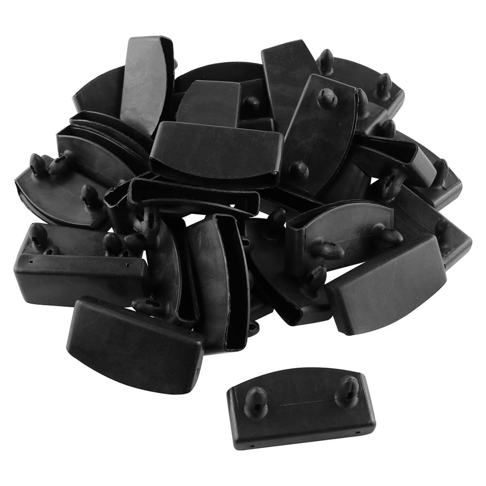 Dojimayisc 40Pcs 57X9mm Plastic Bed Slat End Caps Holders Plastic Connector Furniture Spare Parts for Holding Securing Wooden Slats