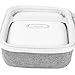 co2CREA Hard Travel Case Replacement for Fujifilm Instax Mini Link 3 2 1 Smartphone Printer (Ash White Case + Inside White)