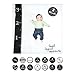 lulujo Baby Baby's First Year Milestone Blanket and Cards Set, Loved Beyond Measure