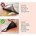 Rug Gripper -Anti Curling Non Slip Area Reusable Carpet Sticker Keeps Your Rug in Place and Makes Corners Flat Removable Washable Pad for Tile Floors, Carpets, Floor Mats, Wall, Black 4pcs