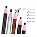 10Pcs Paint Eyebrow Pencil Set Enhancer Makeup Tools Drawing Eye Brow Pen Pencil Cosmetic Eye Permanent Make up Definer Eyebrow Shaping Stencil Template Razor Trimmer Nail Sticker Decal