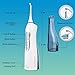 SmarToiletries Water Flosser Professional Cordless 3-Mode Rechargeable Waterproof Oral Irrigator High Capacity Water Tank 4 Jet Tips … (Classic White)