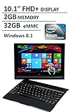 Lenovo Yoga 2 Tablet with Intel Quad Core 1.33 GHz CPU, 10.1