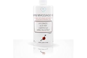 EROTICGEL Japanese Nuru Massage Therapy Gel | Aloe Vera, Seaweed, Green Tea, Liquorice, & Vitamin B5 | 33.81 fl oz