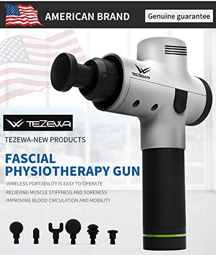 Original TEZEWA Deep Muscle Fascia Massage Gun Muscle Relaxation Vibration Electric Massage Impact Gun