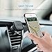 Anker Air Vent Magnetic Car Mount, Highly-Adjustable Phone Holder for iPhone SE / 6 / 6s / 7, Nexus 5X, Moto E, OnePlus X, HTC, Sony, Nokia and Other Smartphones (Black)