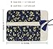 12 Pockets Makeup Brushes Rolling Case Pouch Holder Cosmetic Bag Organizer Case with Belt Strap, NO BRUSHES (Gilded Sakura)
