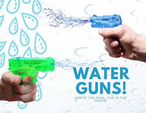 Well Pack Box Large Squirt Water Gun 24 Bundle for Kids Adults Super Soaker Pack Great Beach Pool - Thumbnail 4