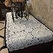 USTIDE 100% Cotton Crochet Lace Rectangular Table Runner Bedside Table Cover Ecru Dresser Scarf Doilies,2pcs 11 Inch X23 Inch