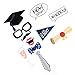Tinksky Graduation Party Phtoto Booth Props 2017 Graduation Party Decorations Attached to the Stick, pack of 30