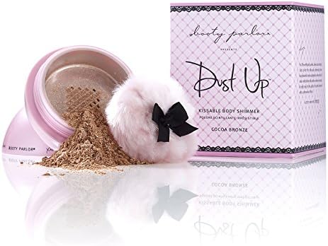 Booty Parlor Dust Up Kissable Body Shimmer Dusting Powder - Cocoa Bronze