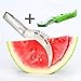 Premium Quality Watermelon Slicer Corer & Server Knife. 100% Durable Stainless Steel With Sturdy Cutting Wire. Bonus Gift - A Beer & Wine Bottle Opener. By Emma's Collection®