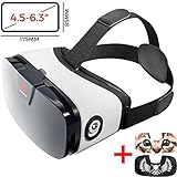 VR Headset - Virtual Reality Goggles by VR WEAR 3D VR Glasses for iPhone 6/7/8/Plus/X & Samsung S6/S7/S8/S9/Plus/Note and other Android Smartphones with 4.5-6.3