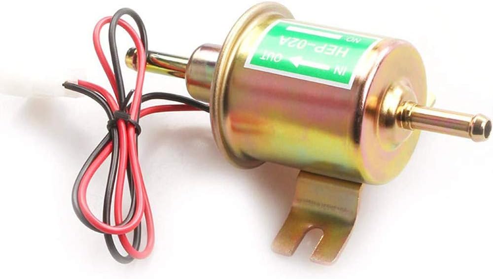 POFET HEP-02A New Gas Diesel Fuel Pump Inline Low Pressure Electric Fuel Pump 12V - Image 4