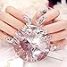 OwnMy Diamond Shaped Crystal Paperweight, Clear Crystal Diamond Jewel Paperweight Sparkling Glass Gem Centerpieces Decoration with Gift Box for Home Office Wedding Decor (100MM / 4