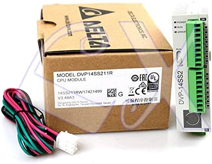 Laliva Tool - Delta Original Full New SS2 Series PLC programmable Controller DVP14SS211R Relay ouput 24VDC 8DI 6DO in Box