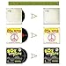Clear Vinyl Record Outer Sleeves, High-Density 3mil Thick Polyethylene [12.75