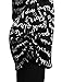 Allegra K Women's Stylish Long Sleeve Letter Prints Slipover Knit Shirt Black M