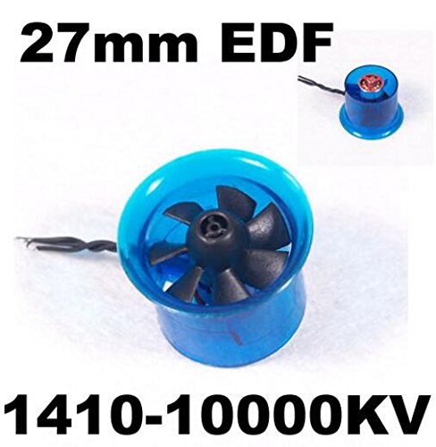 Mystery EDF Plus HL2708 1410-10000KV Brushless Motor 27mm EDF Ducted Fan Power System