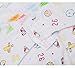 Fairy Baby All in One Printed Cloth Nappy Velcro Fabric Diaper Pack of 4(S/Fit 6.61-13.22lbs,Girl)